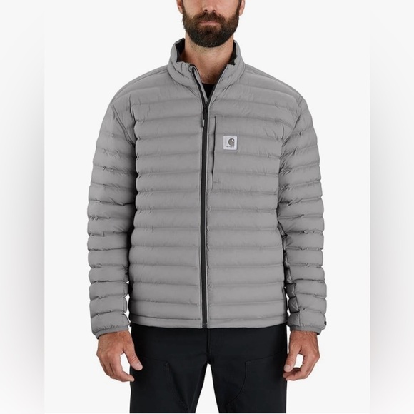 Carhartt Other - Carhartt Men's Light Gray Puffer Jacket